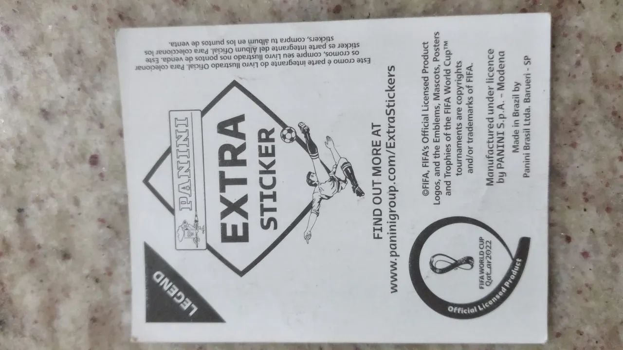 FIGURINHA LEGEND 2022 - Foto 3