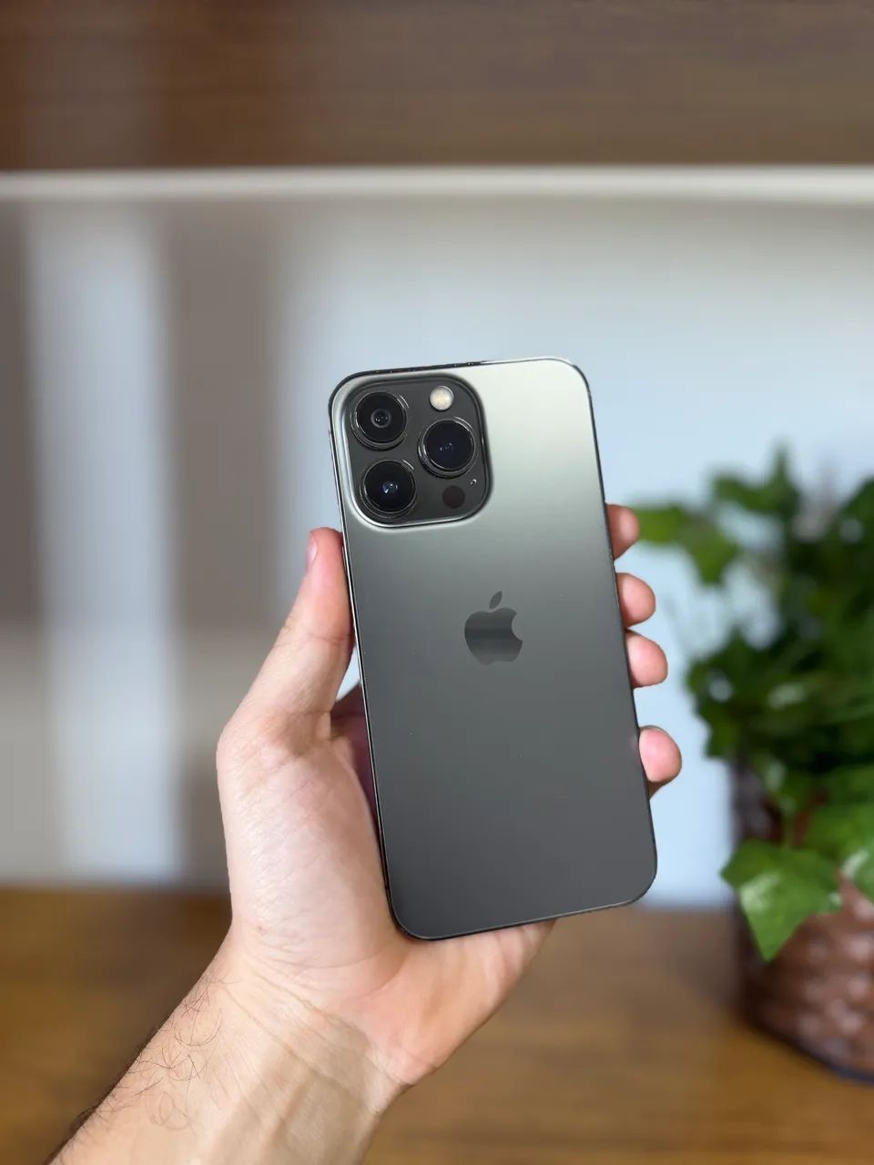 Iphone 13 pro 256gb Cinza Bem Cuidado com Caixa - Celulares e