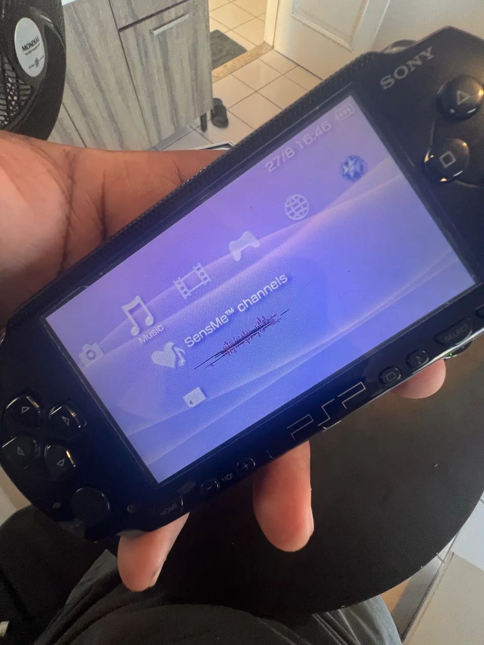 PSP 1000 com defeito na tela