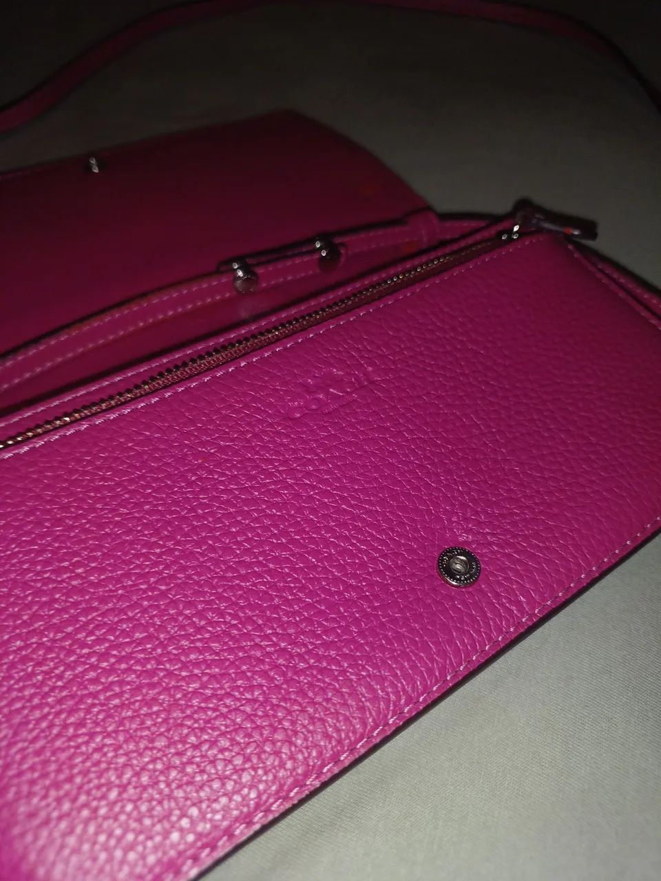 Bolsa carteira pequena rosa pink Coach Original  - Foto 4