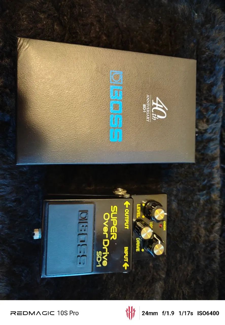 Boss overdrive 40th years - SD1 ed. Limitada