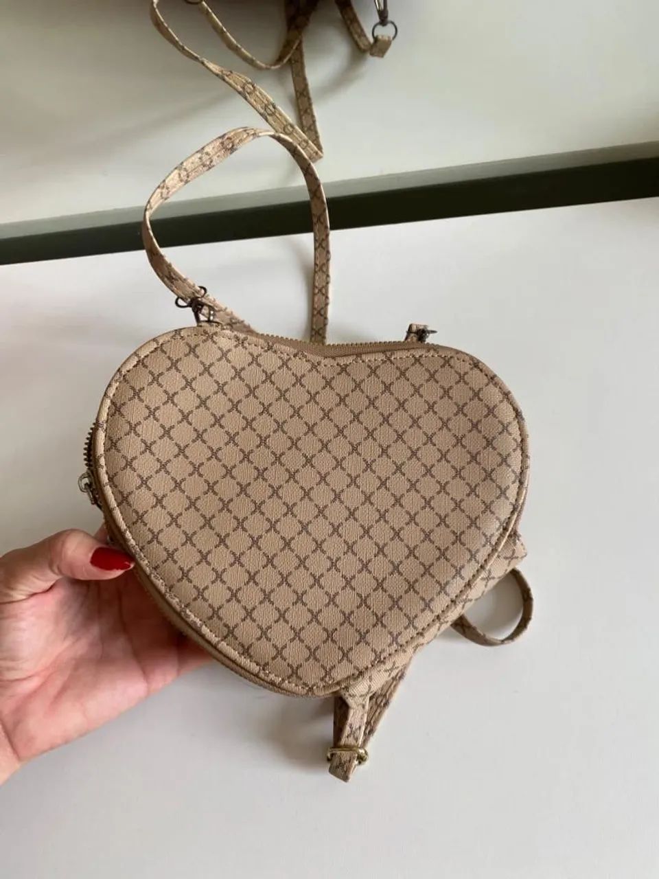 Bolsa coração com 3 bolsos - Foto 2