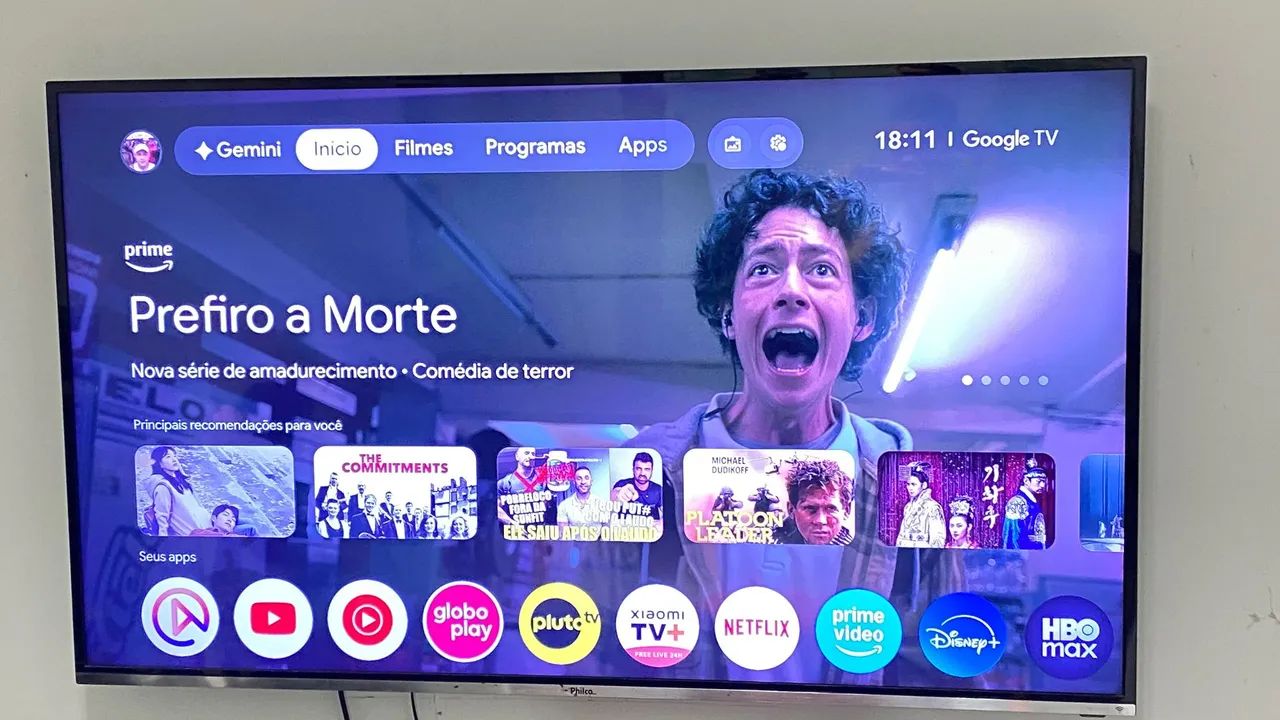 TV 65 POLEGADAS 4K PHILCO FUNCIONANDO 100%