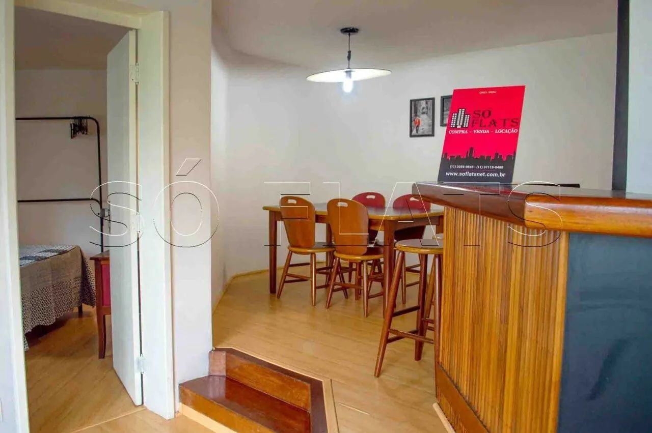 Flat Park Plaza Brooklin com 38m² contendo 1 dormitório e 1 vaga para locação. - Foto 2
