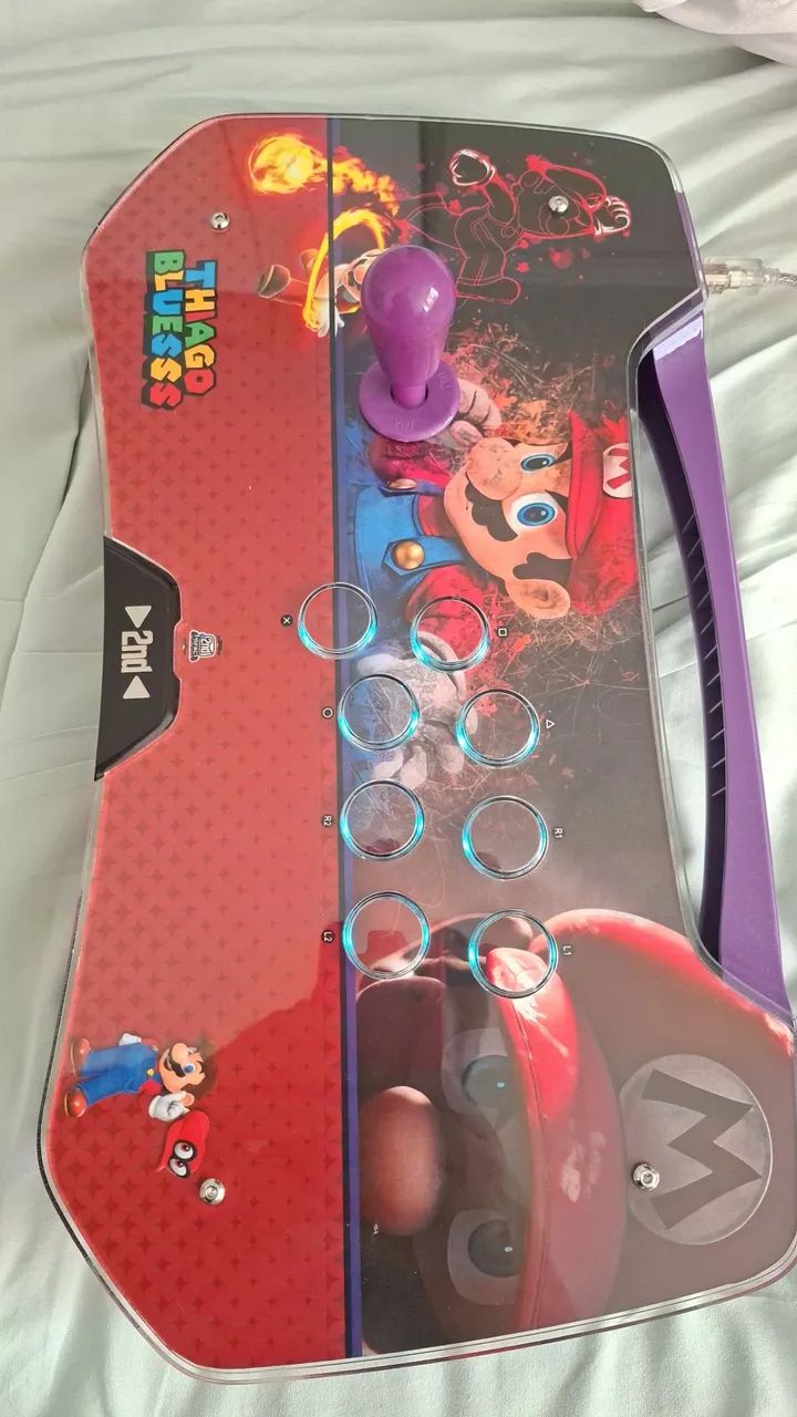 Controle Arcade Stick Fliperama 2nd impact - Foto 4