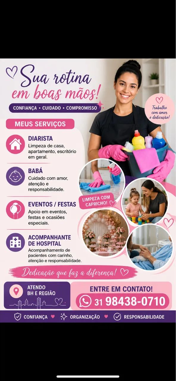 Diarista e outros serviços 