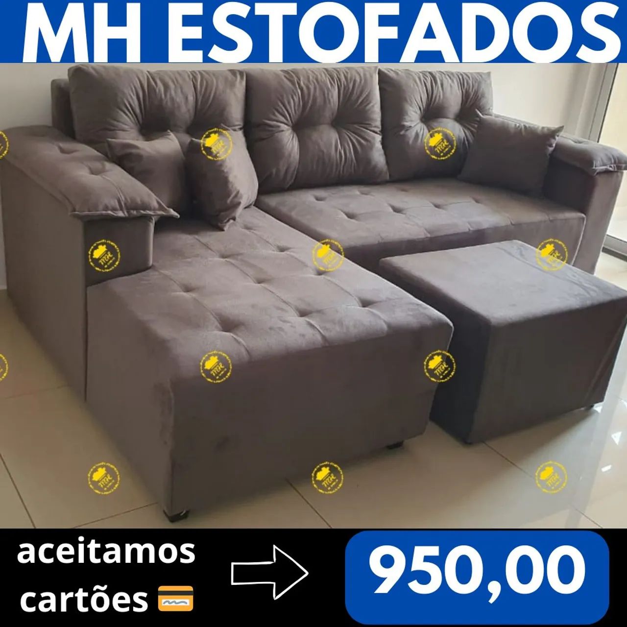 SOFÁS DIRETAMENTE DA FÁBRICA APARTI DE 300,00 - Foto 4