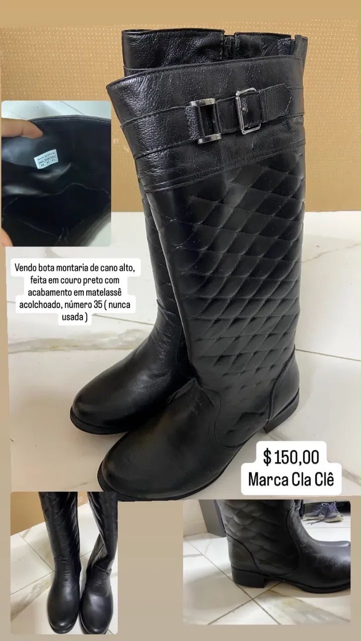 Bota de couro 