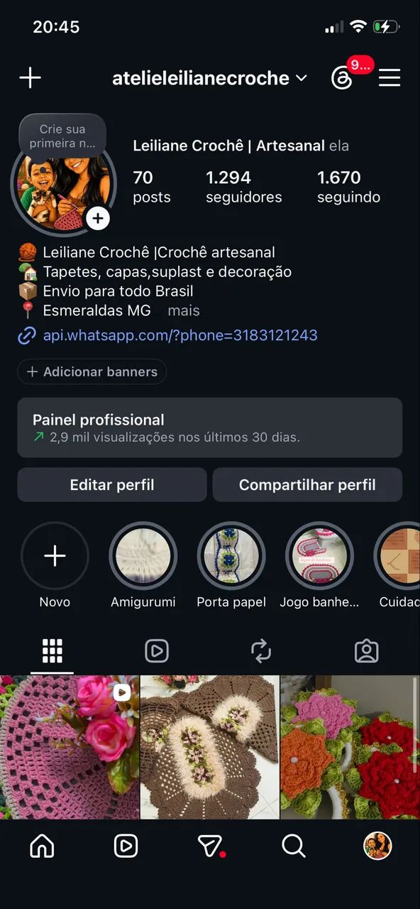 Venha encomendar o seu crochê ! Envio facilitado  - Foto 2