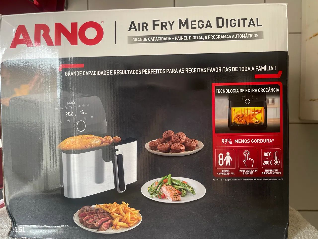 Airfryer Arno Mega 7.5L - Foto 6