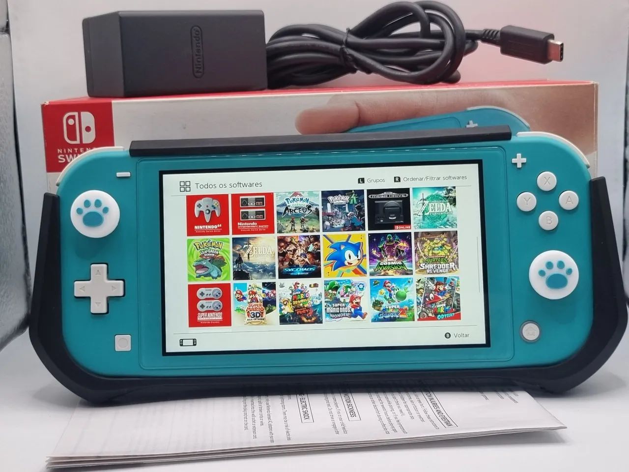 Nintendo Switch Lite Desbloqueado - Consoles de Vídeo Game - Santa