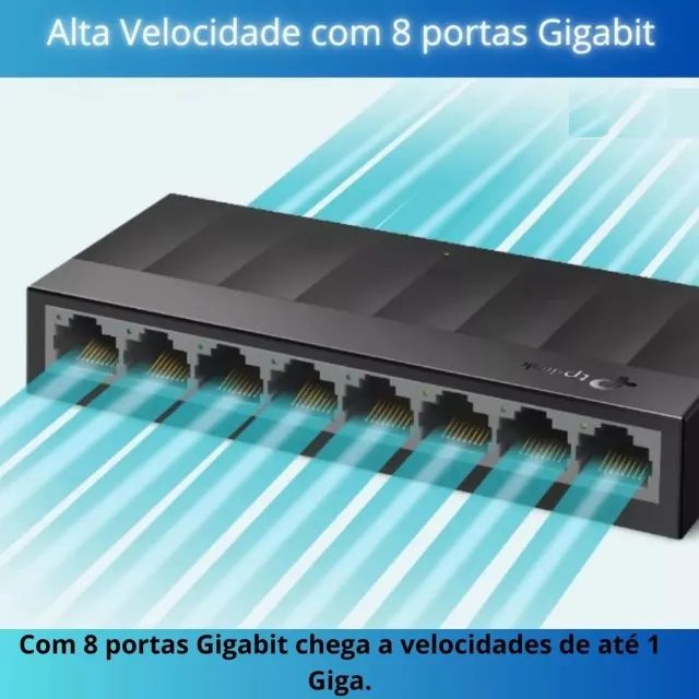 Switch 5G 8 Portas TP-link LS1008G - Foto 5