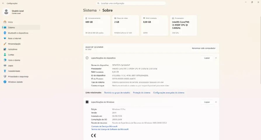 PC Home Office - Excelente Custo-Benefício!