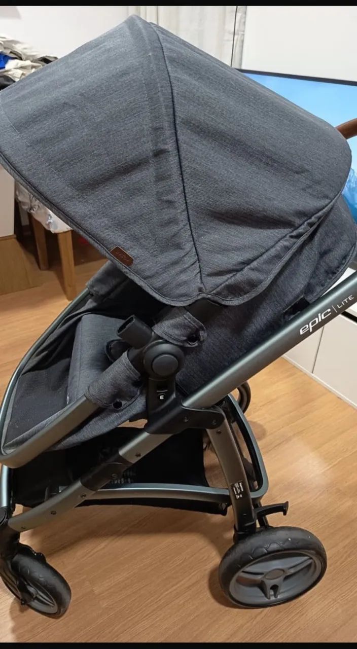 Carrinho de bebê+bebê conforto  - Foto 4