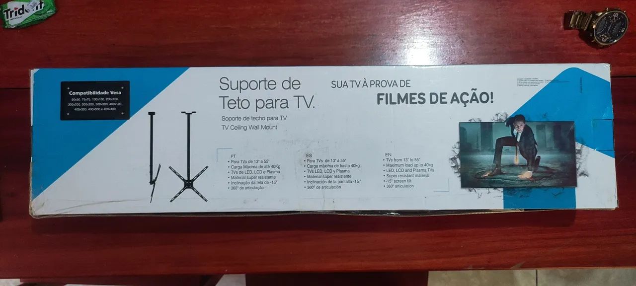 Suporte para tv de teto  - Foto 2
