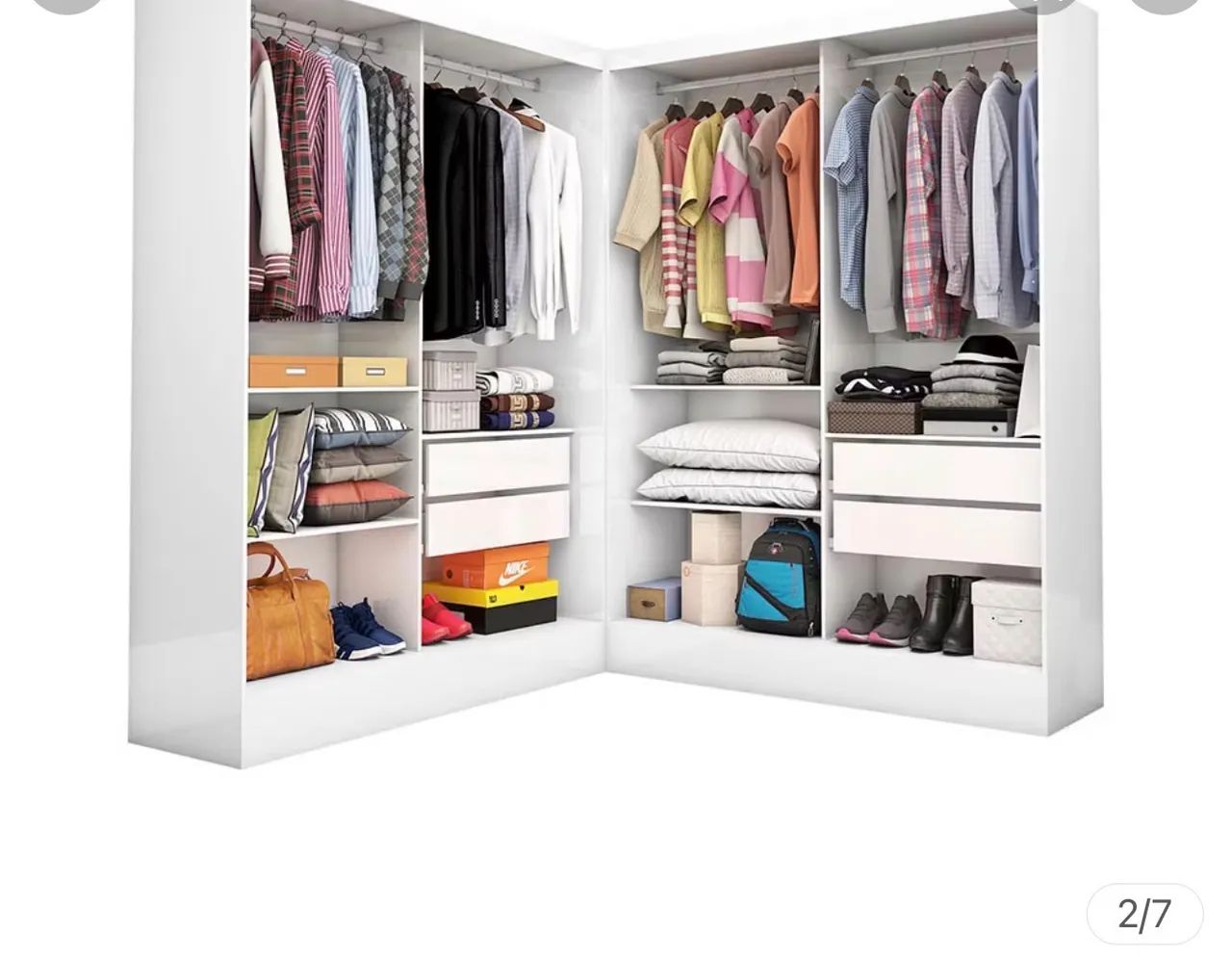 Guarda roupa estilo closet 