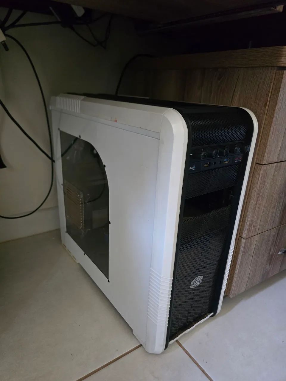 Gabinete Cooper Master branco aero cool - Foto 4