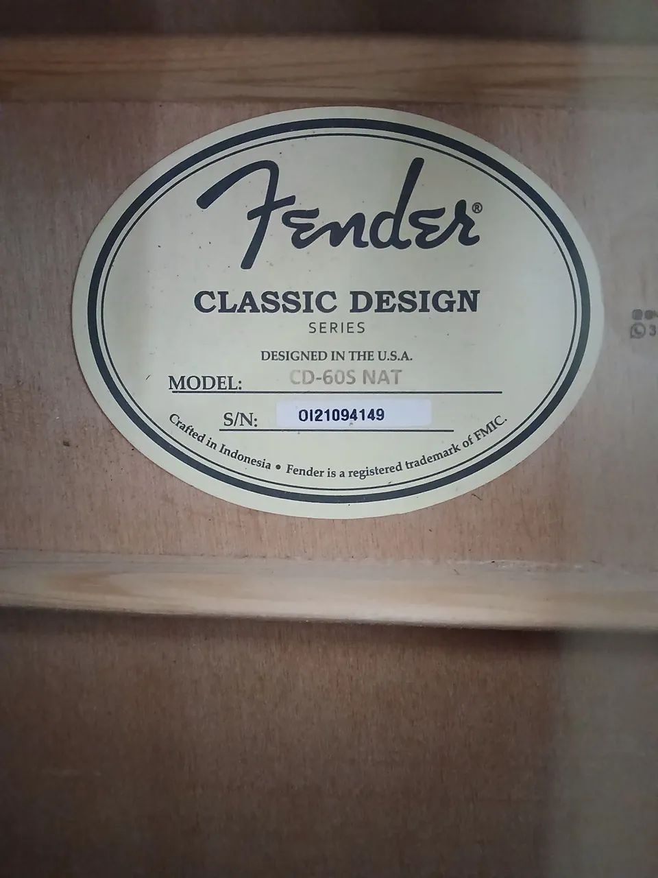 VIOLÃO FENDER CD - 60S - Foto 5