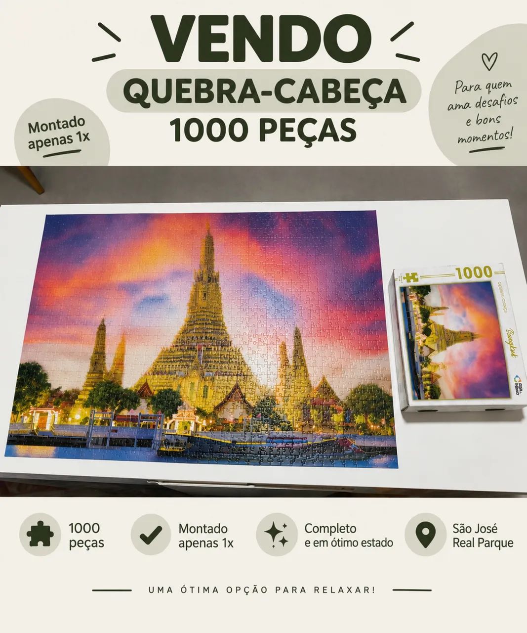 Vendo quebra cabeça 