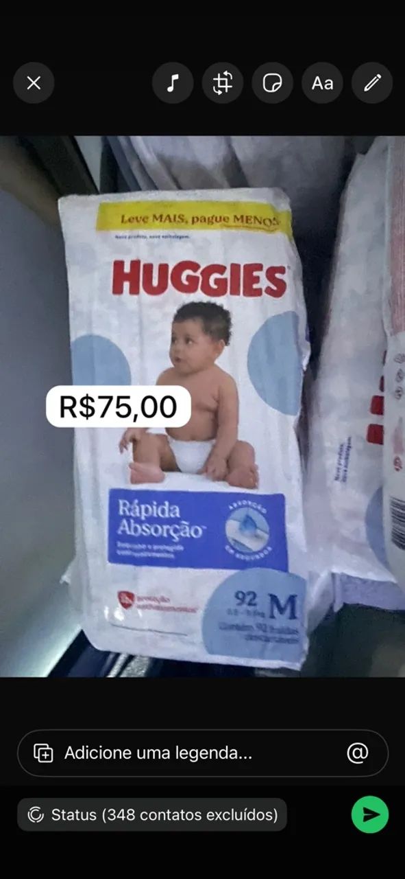 Fraldas Huggies 