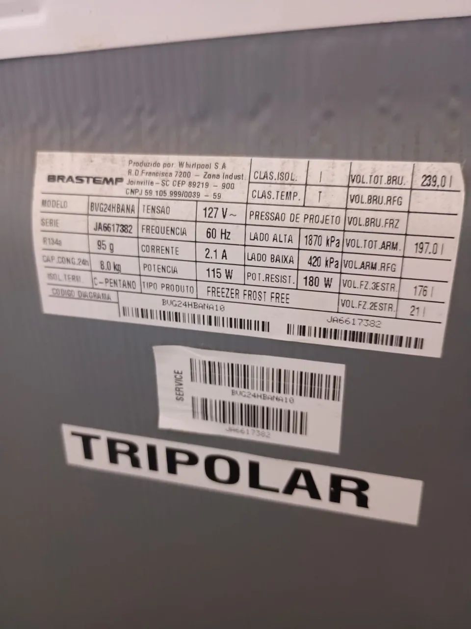 Freezer vertical - Foto 2