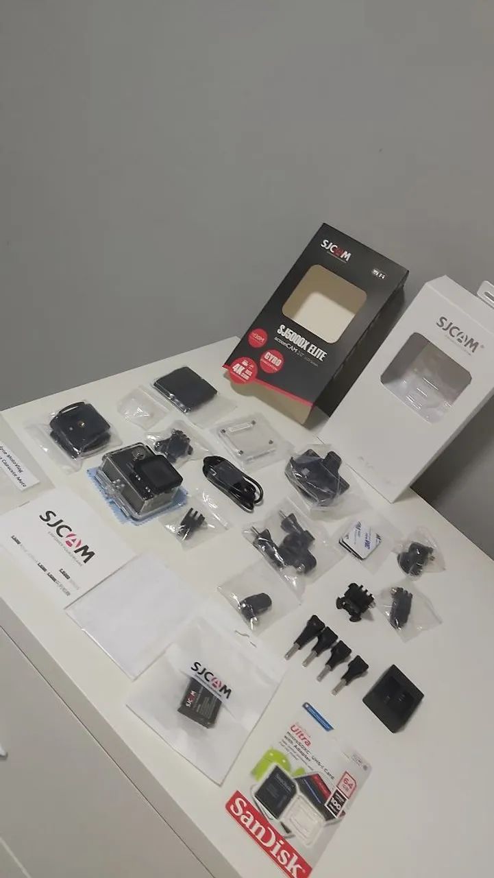 CÂMERA SJ5000X ELITE 4K SJCAM, COM MICROFONE EXTERNO - Foto 2