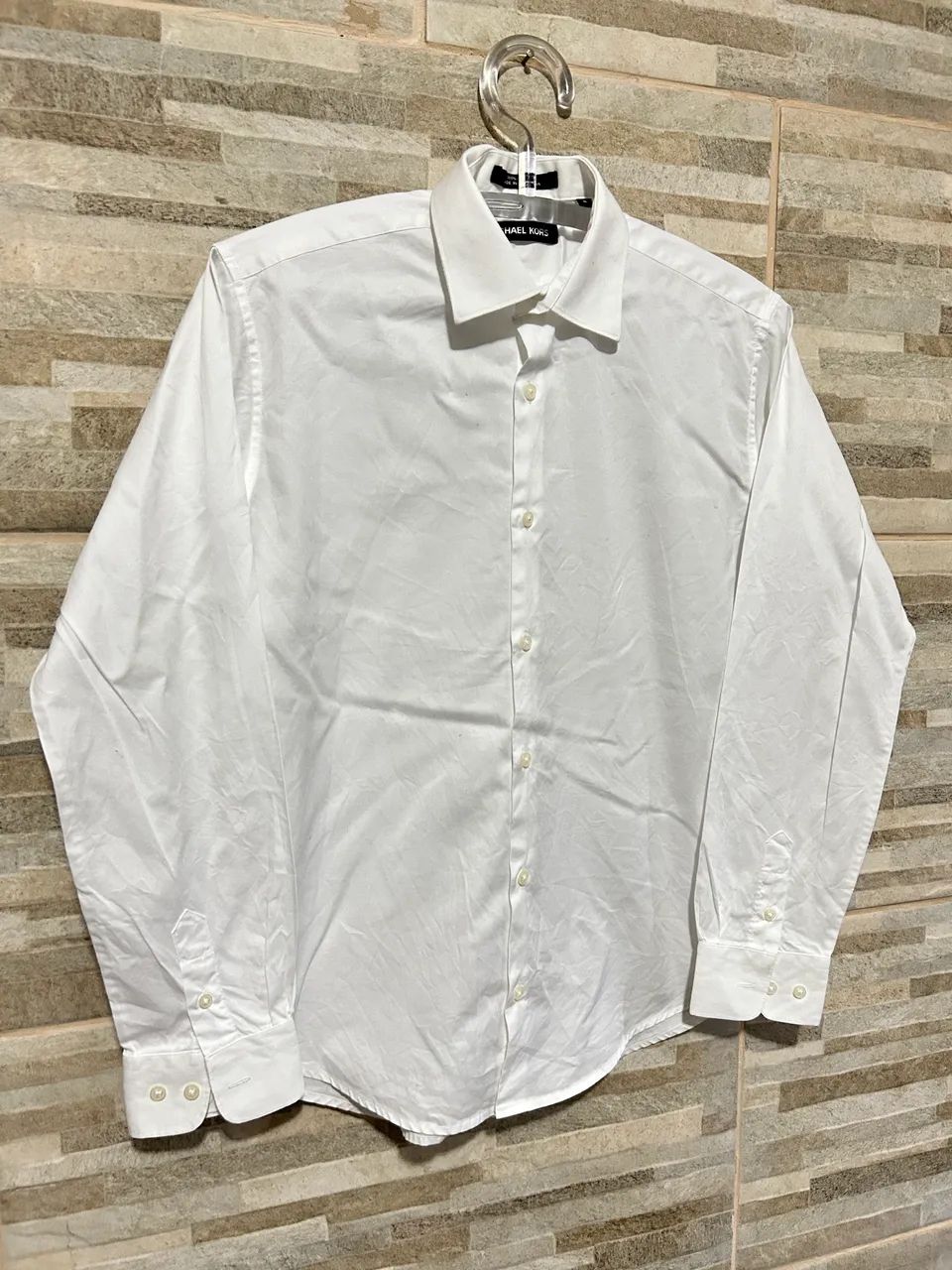 Camisa social branca Michael Kors 16 - Foto 3