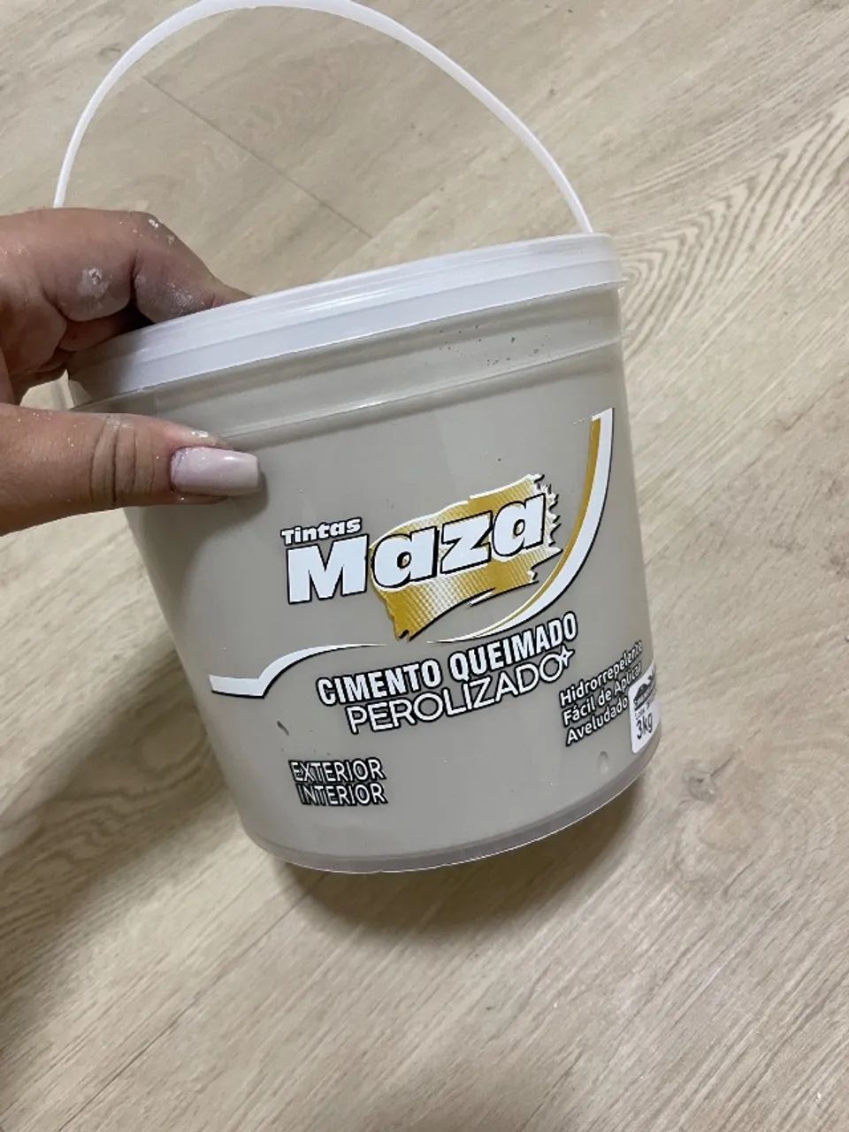 Cimento Queimado Perolizado Avelã 