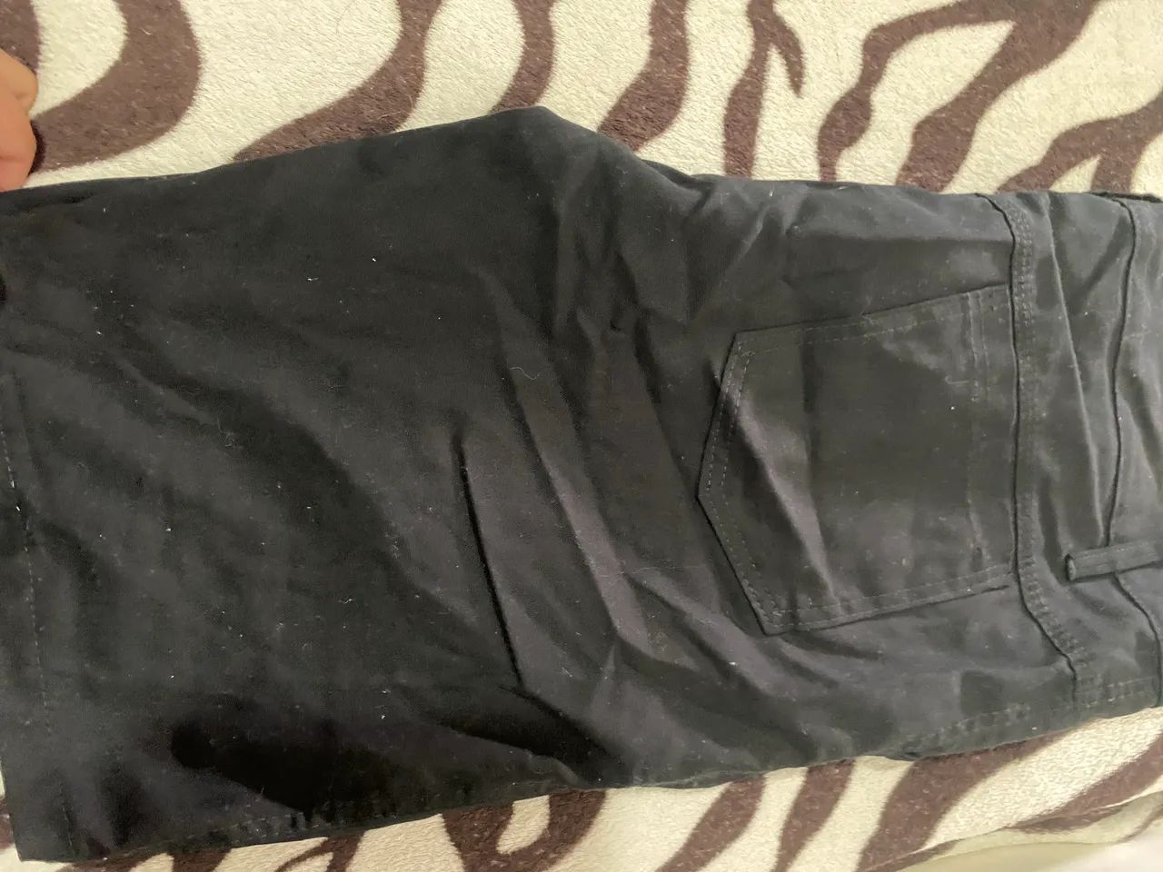 Bermuda Jeans Preta
