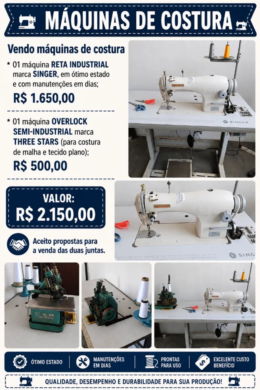 Máquinas de Costura