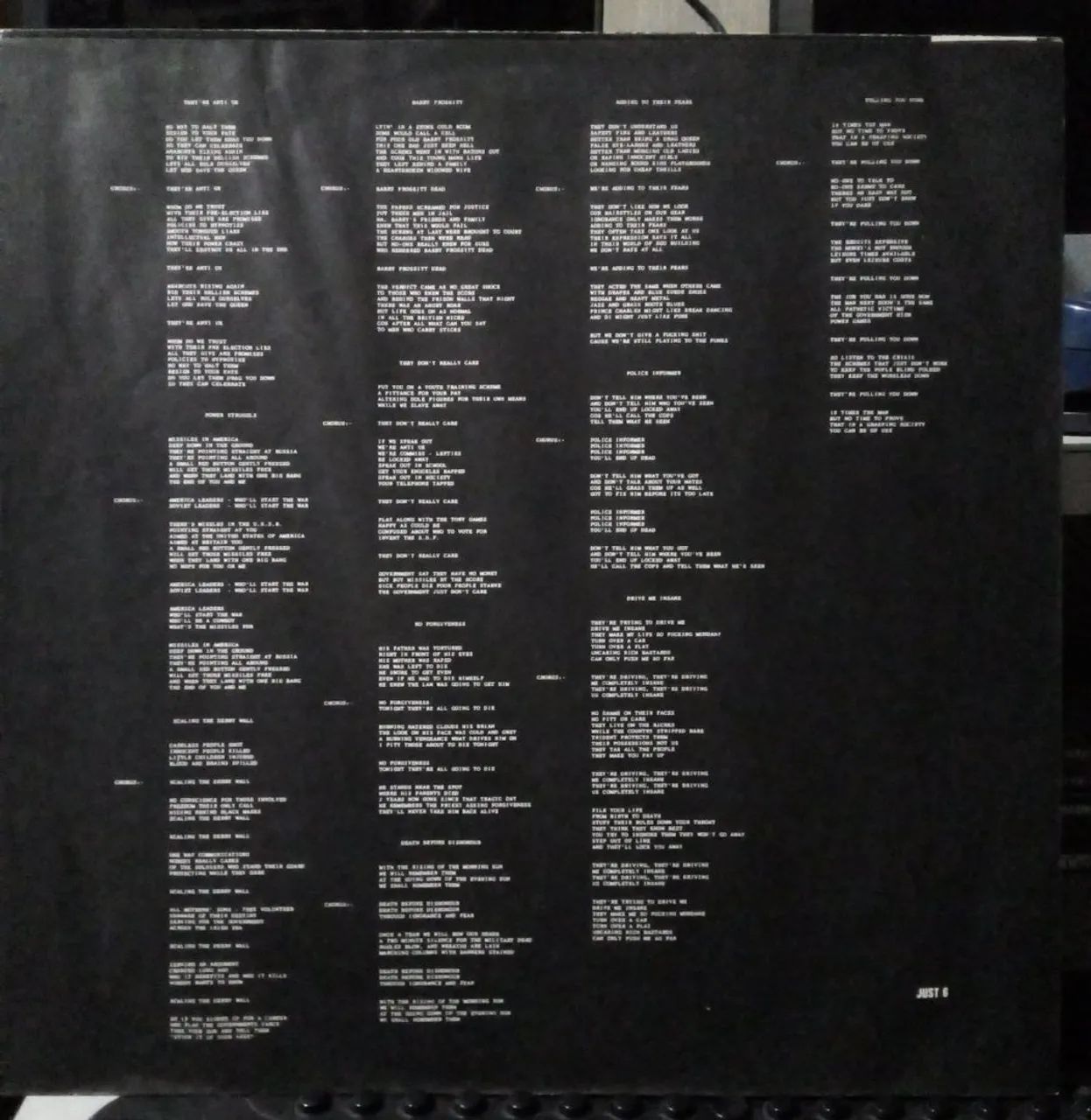 The Exploited - Death Before Dishonour LP 1990 original de época novíssimo! Varukers GBH - Foto 4