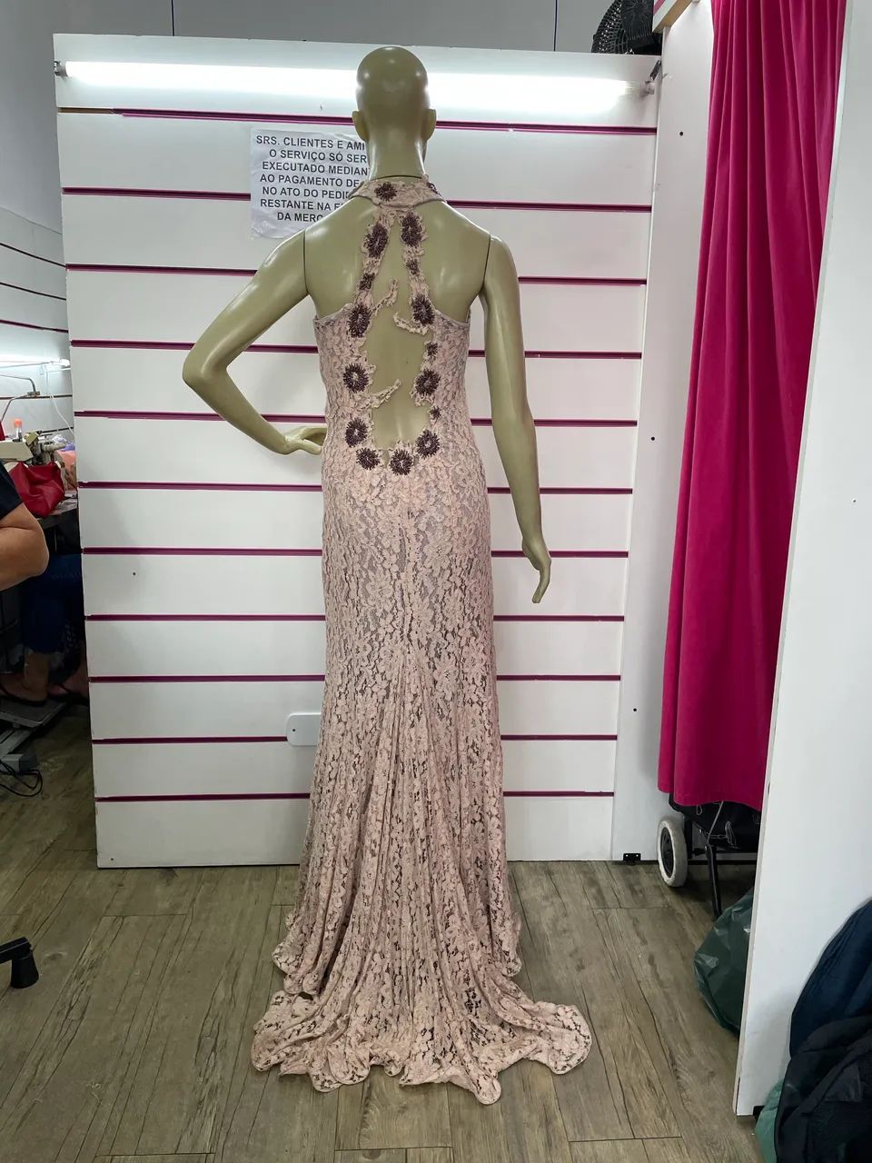Vestido lindo longo Renda  - Foto 3