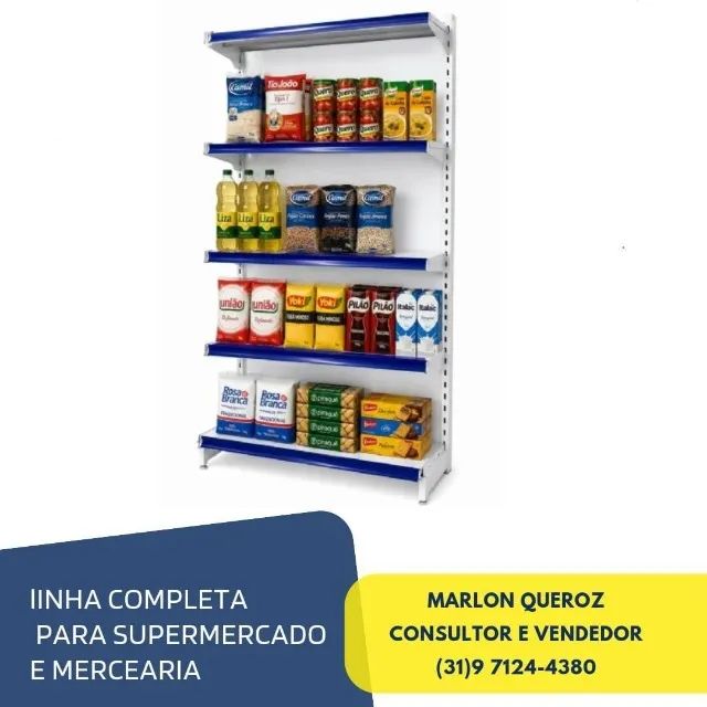 Gôndola de Aço de Parede 1,70M