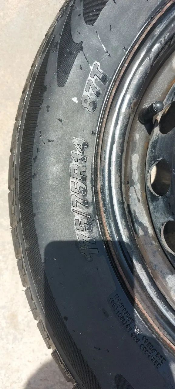 Roda completa 175/75 R14 Ford - Foto 5