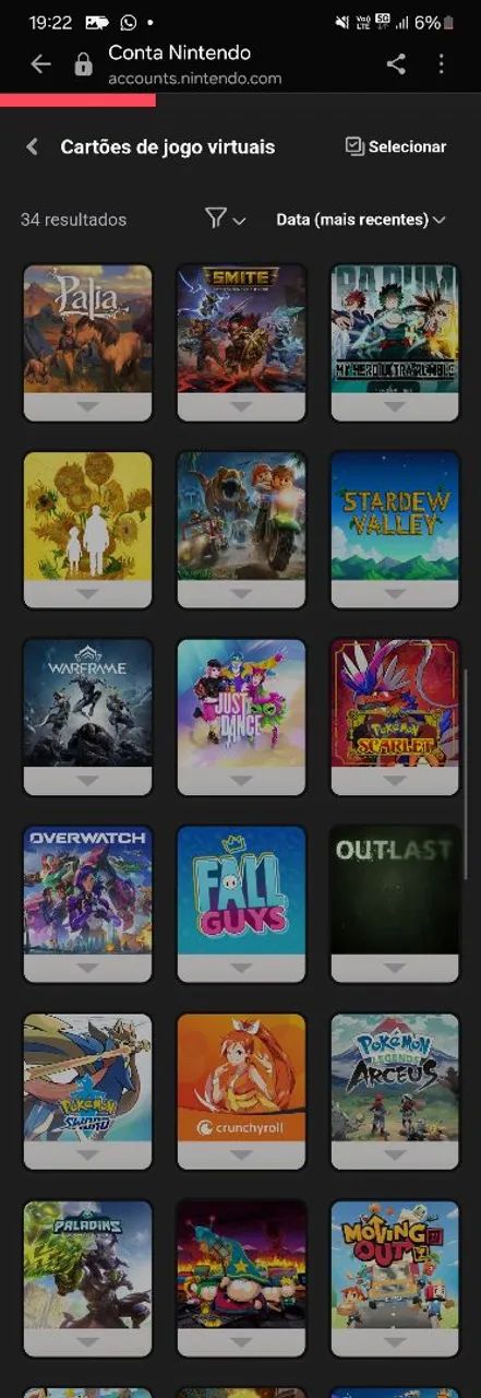 Nintendo switch 2 completo e com 27 jogos - Foto 5