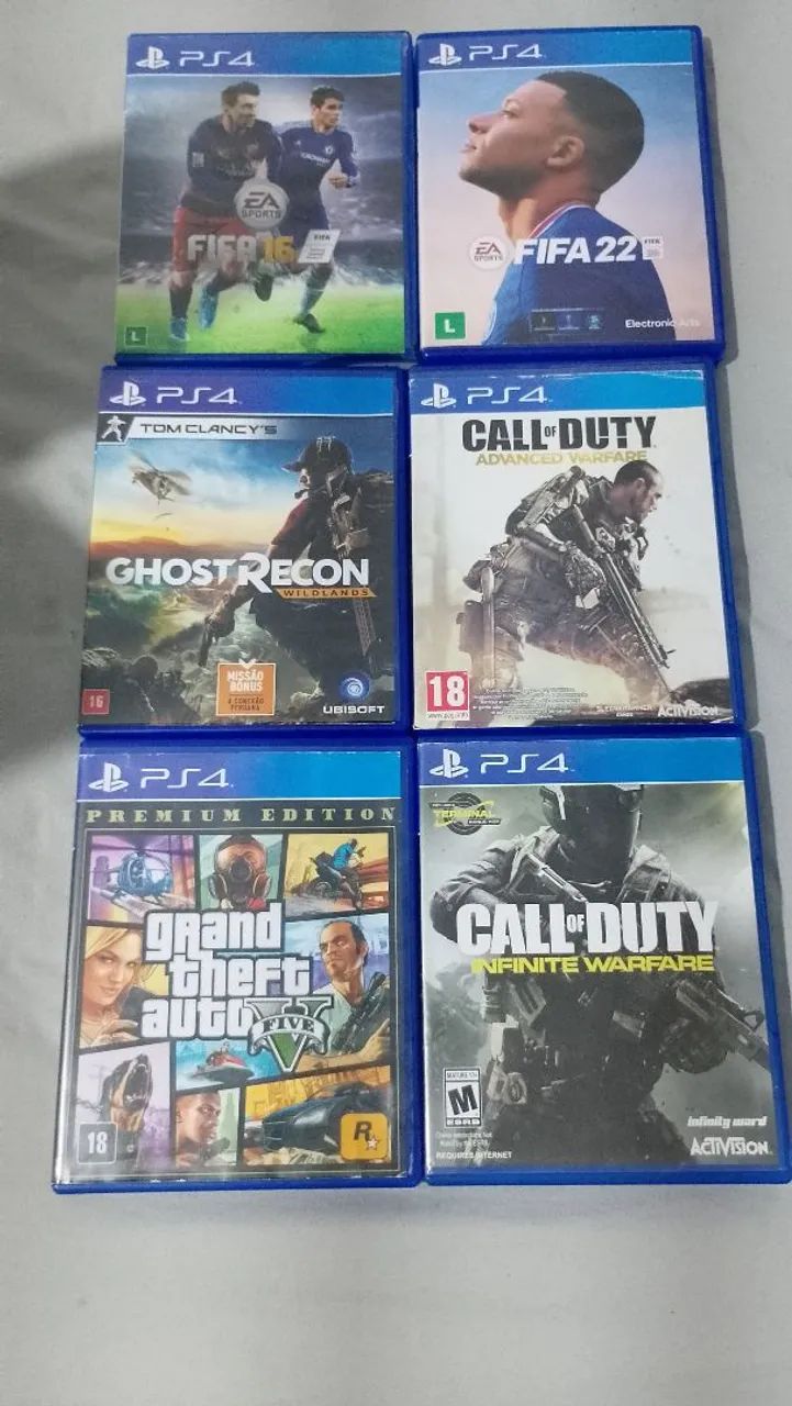 PS4 com 2 controles e jogos mídia física - Foto 4