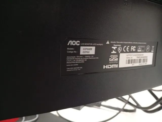 Monitor AOC 27 polegadas C27G2ZE - Foto 4
