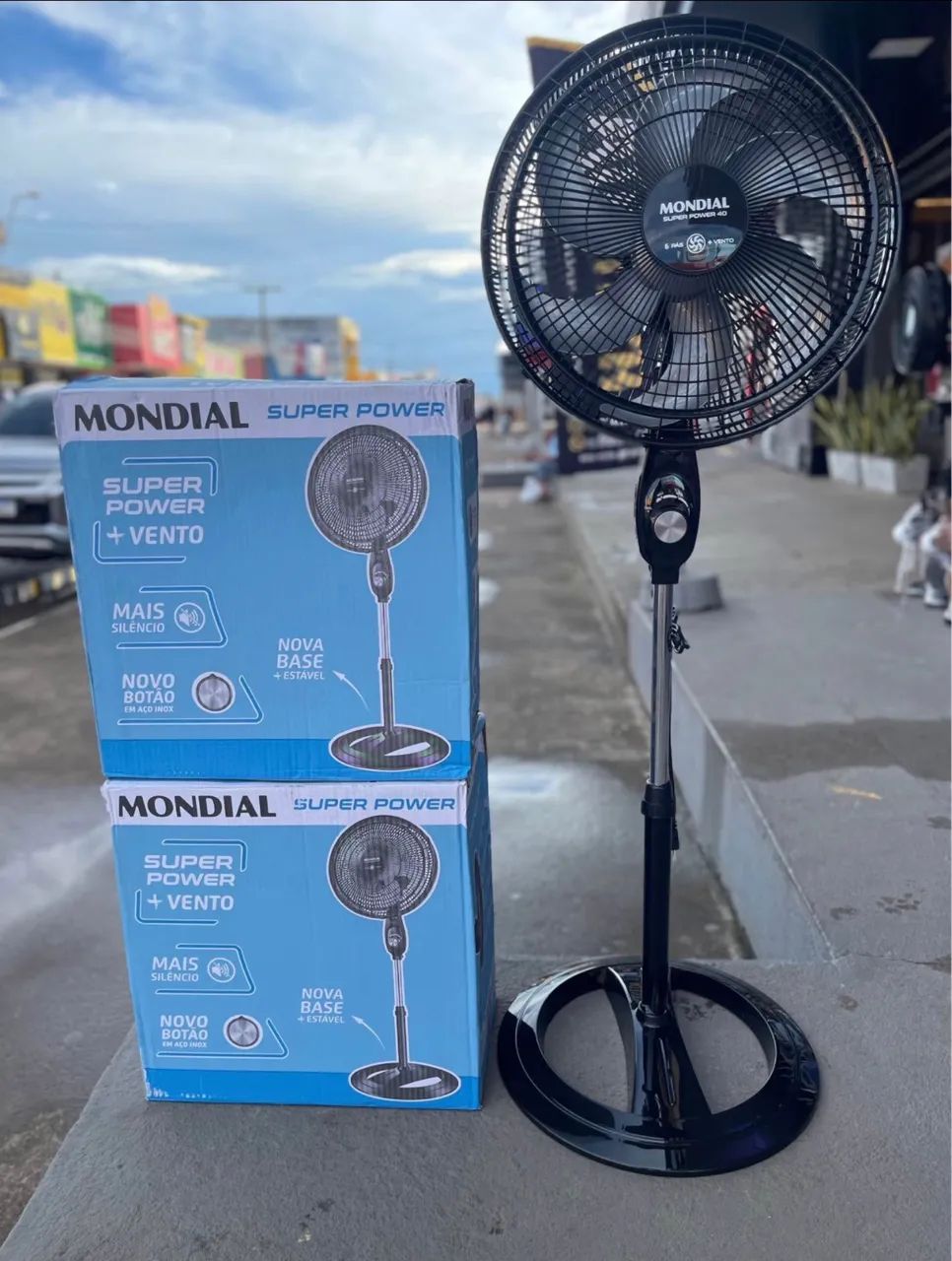 VENTILADOR MONDIAL 40CM DE COLUNA ?