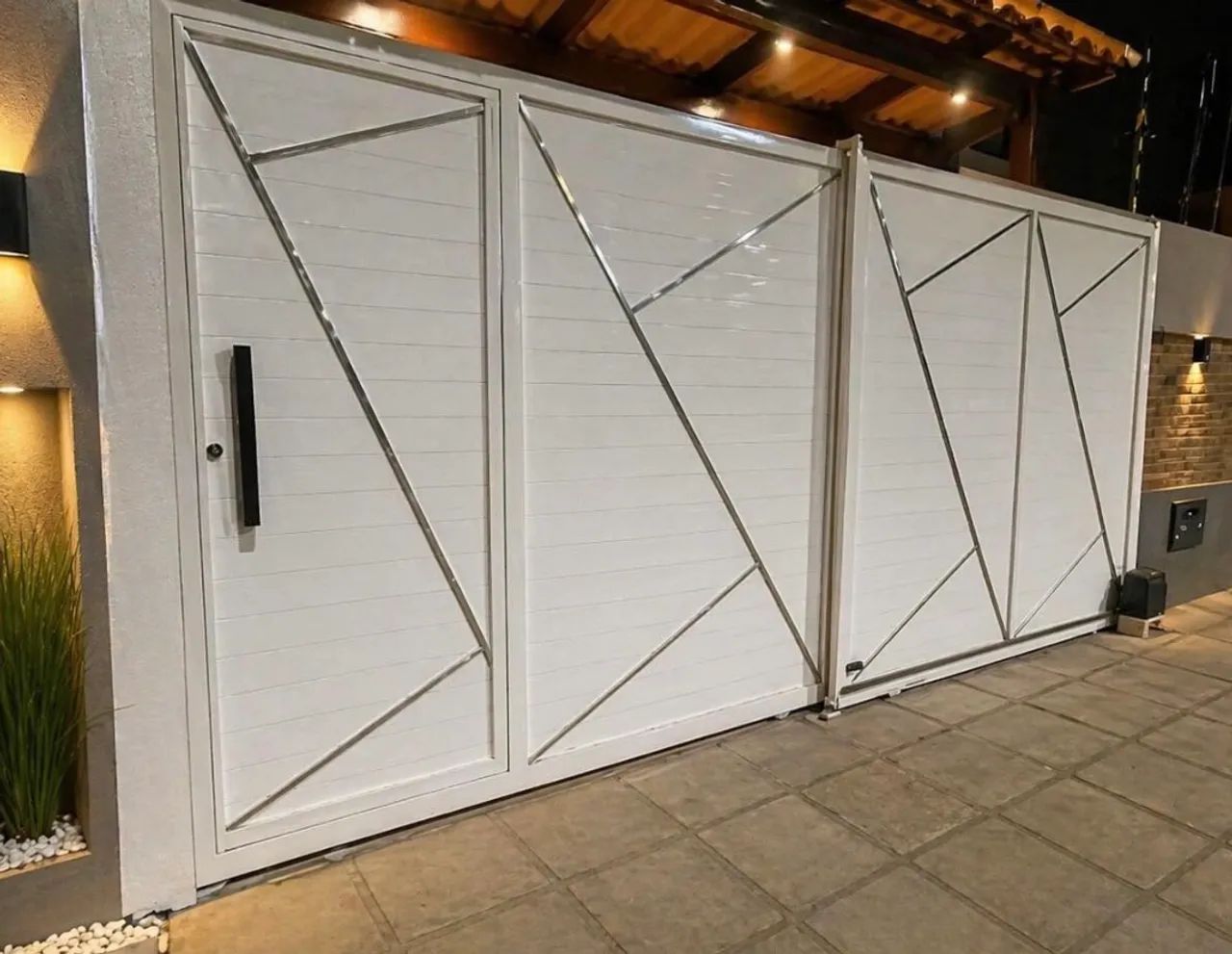 Portão alumínio 