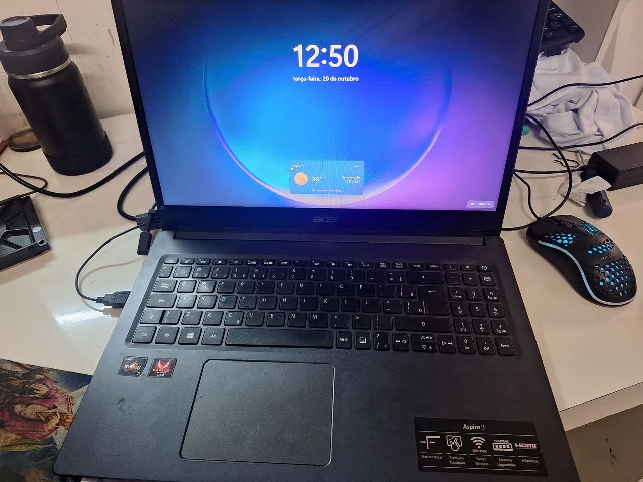 Notebook Acer Aspire 3 Ryzen 7 12 RAM