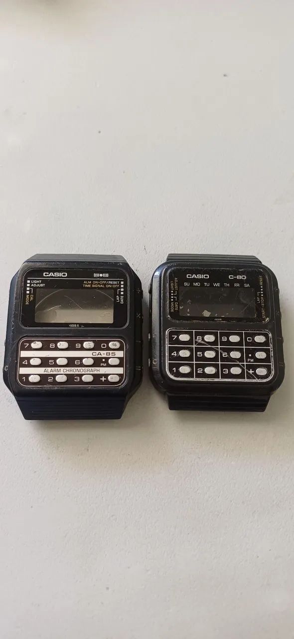 Caixas para relógio casio calculadora ca 901 e ca 80