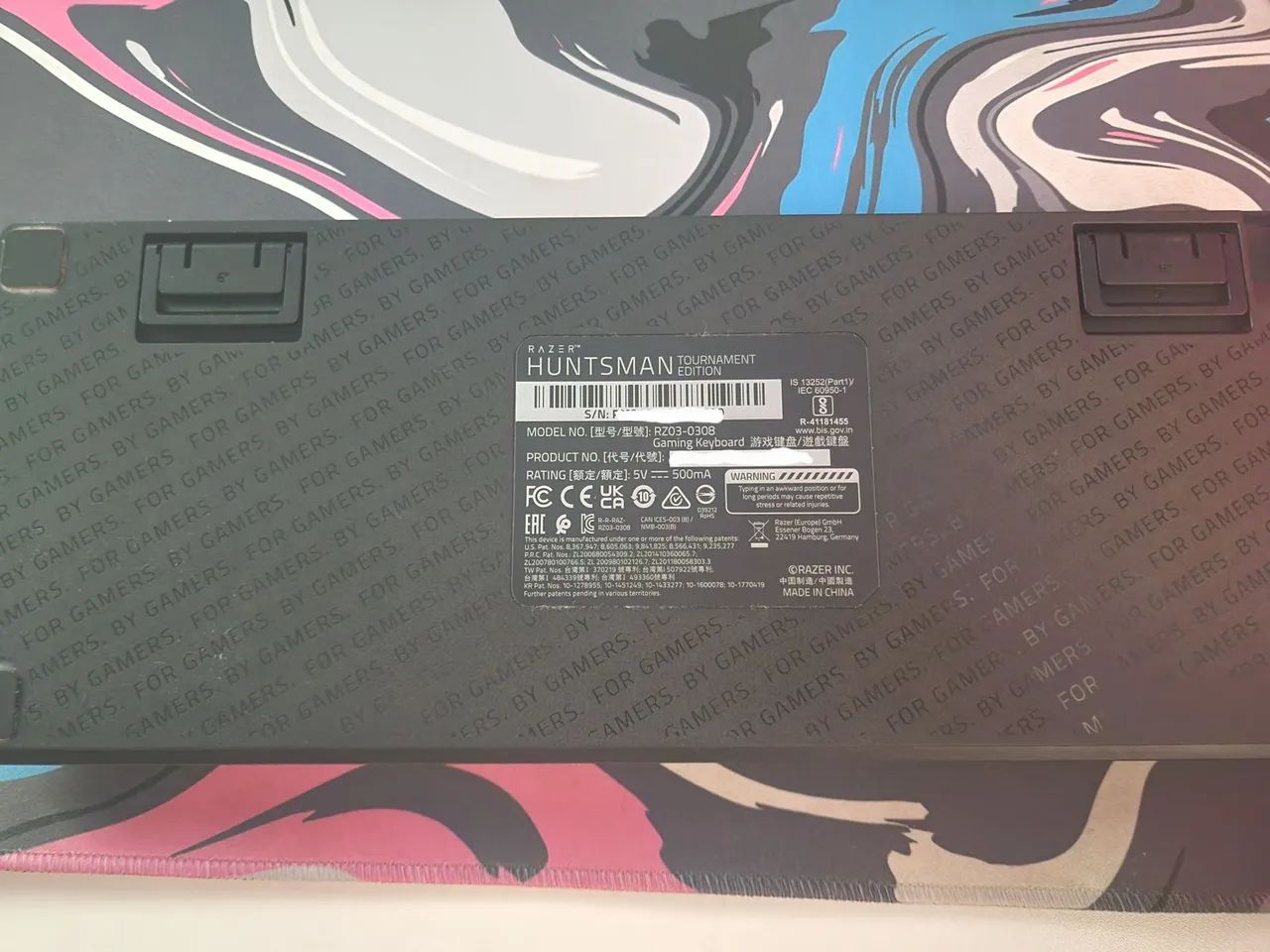 Teclado Razer Huntsman TE 80% (Switch Red) - Foto 3