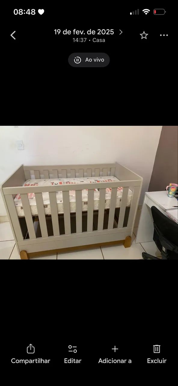 Berço que vira cama