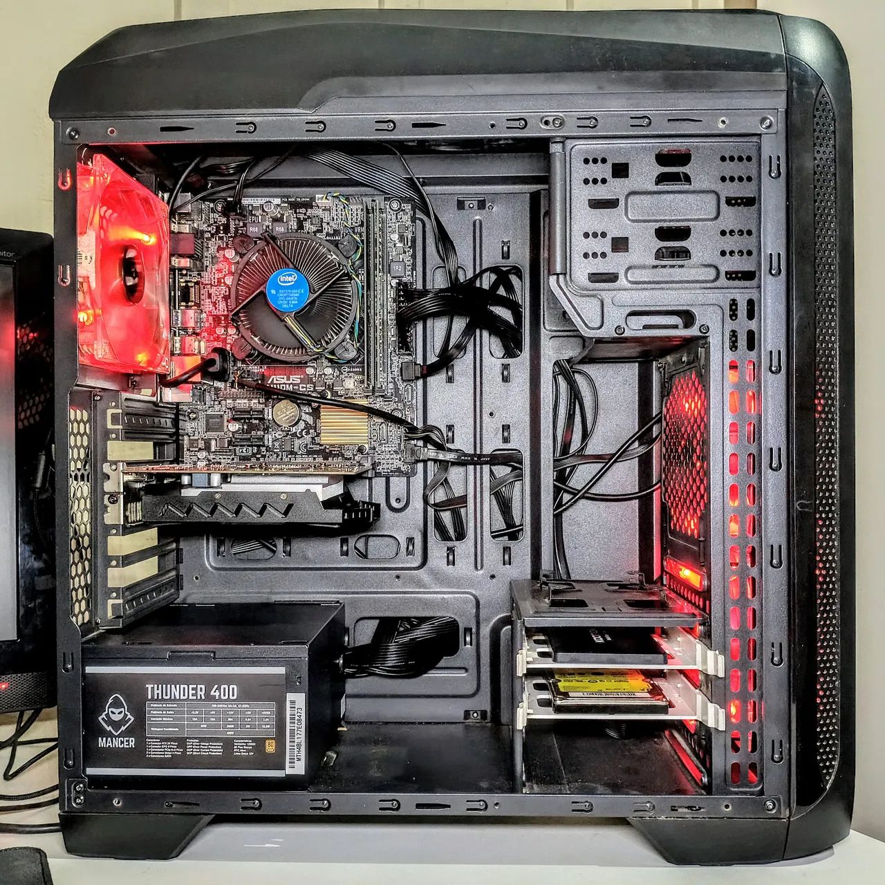 PC Gamer Top, Pentium G4560, GTX 750 Ti, 12 Gb Ram, SSD 120 GB, HDs 320 Gb, (Parcelo)