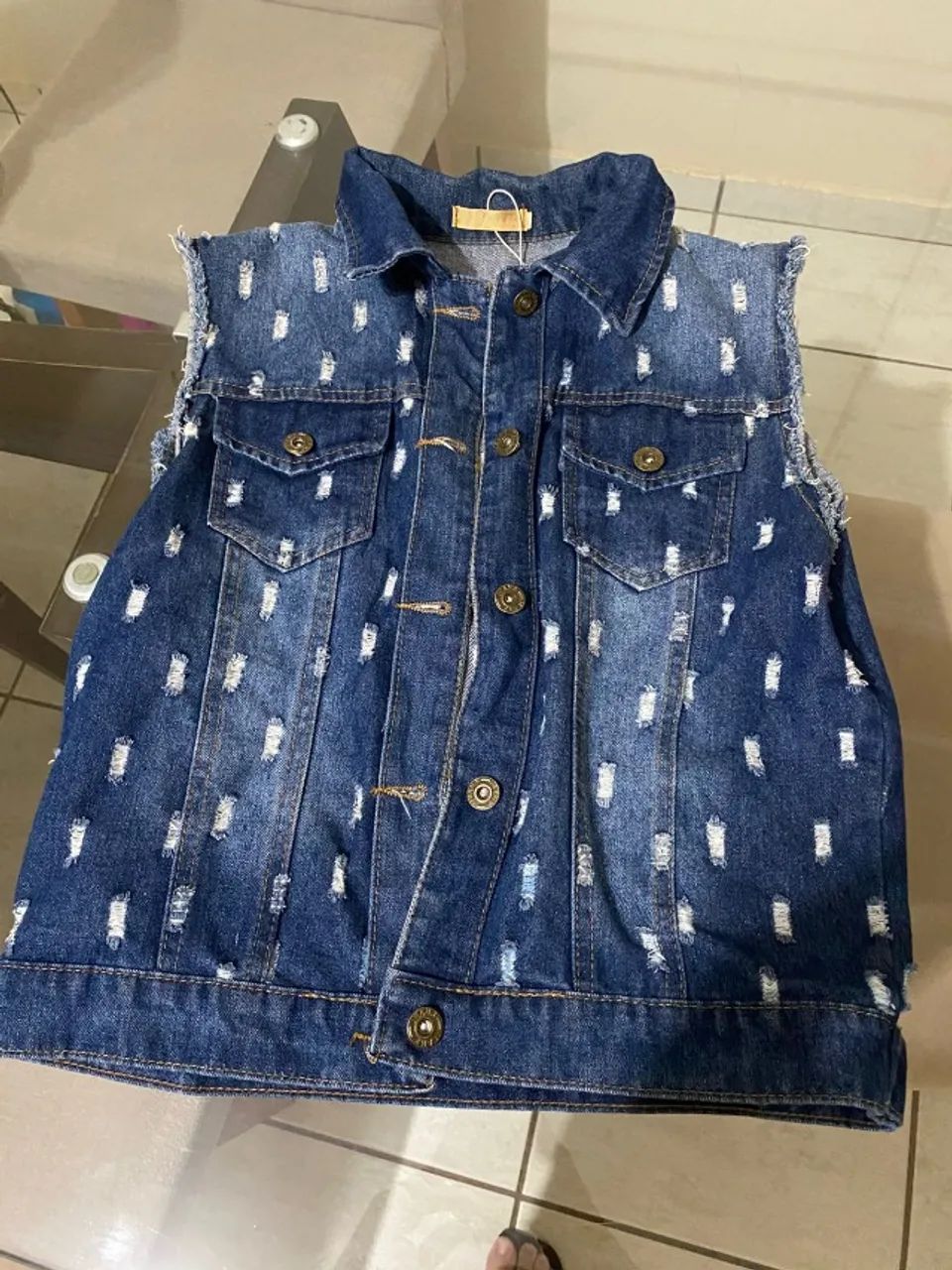 COLETE JEANS FEMININO