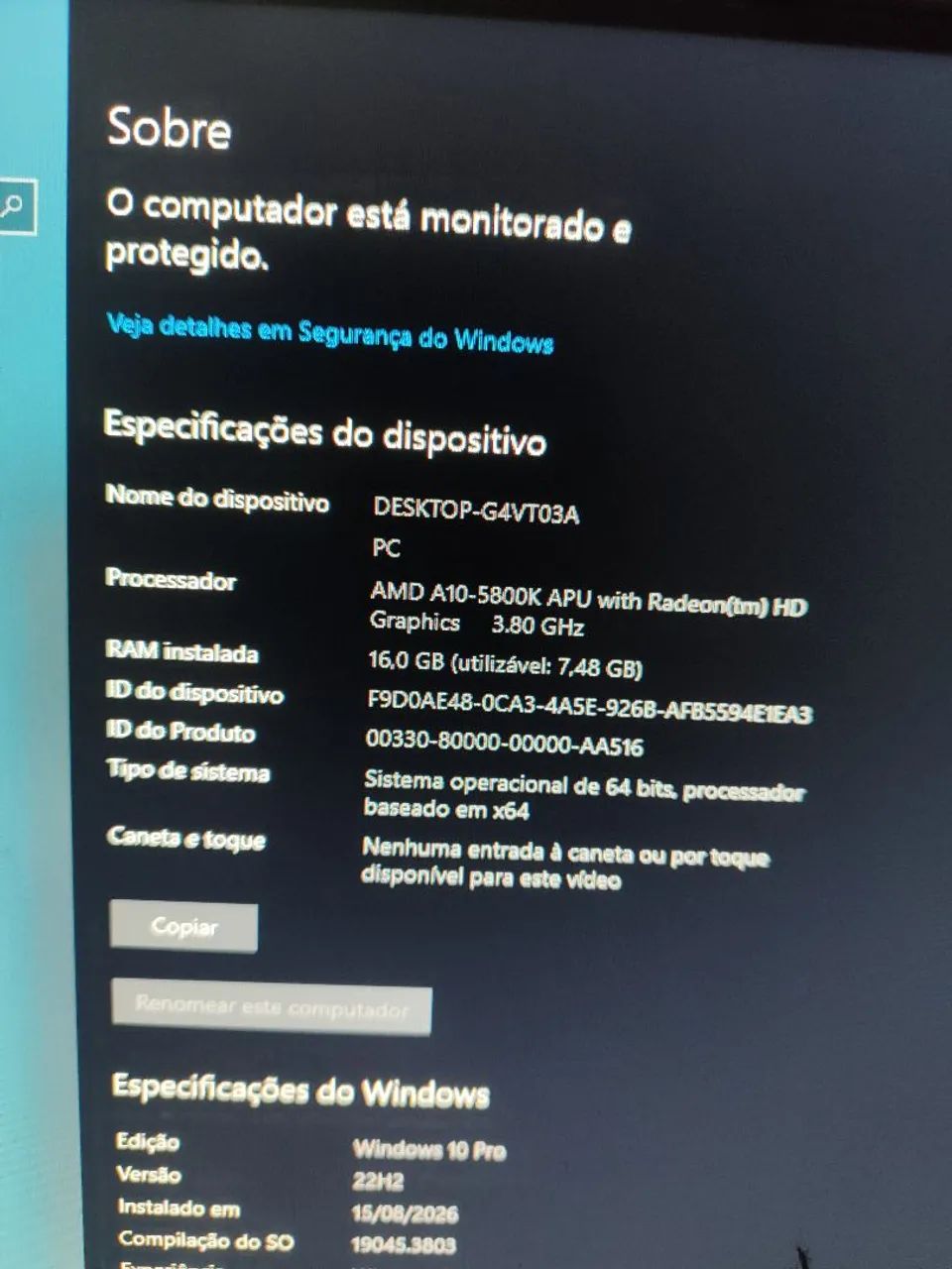Pc para trabalho e estudo - Foto 2