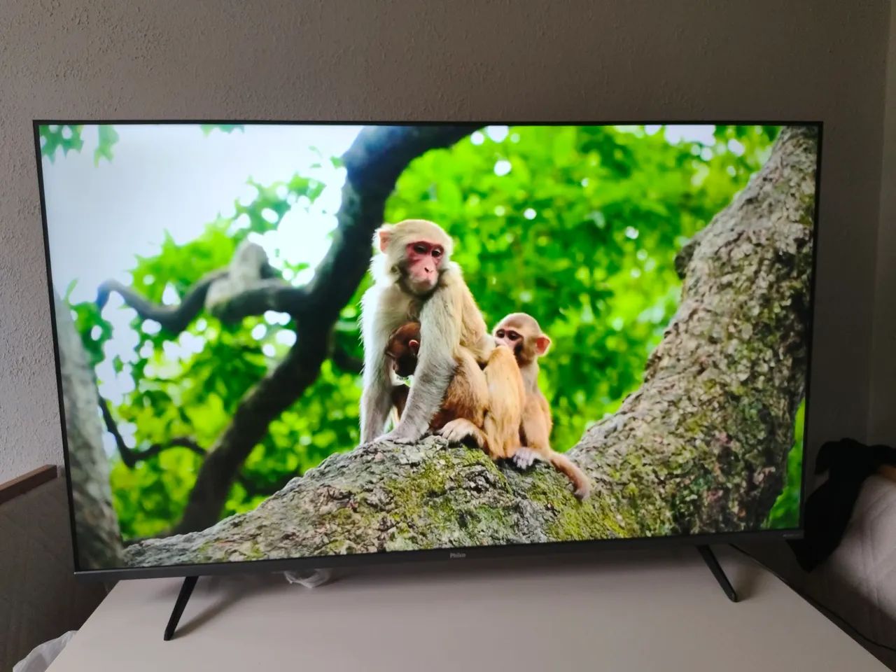 Smartv 60 polegadas Android 4k com Bluetooth integrado tv como nova sem detalhes - Foto 2