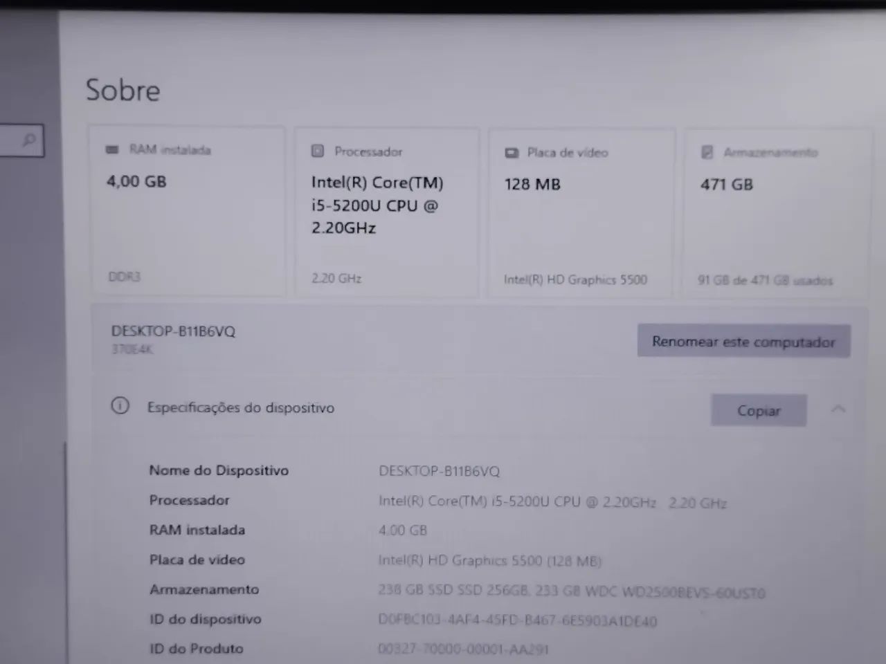 Notebook samsung i5 de 5°geração  - Foto 5