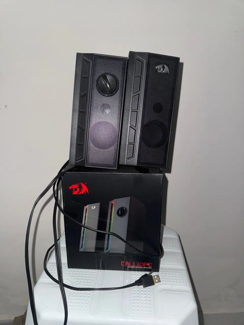 Caixinha de som para computador 