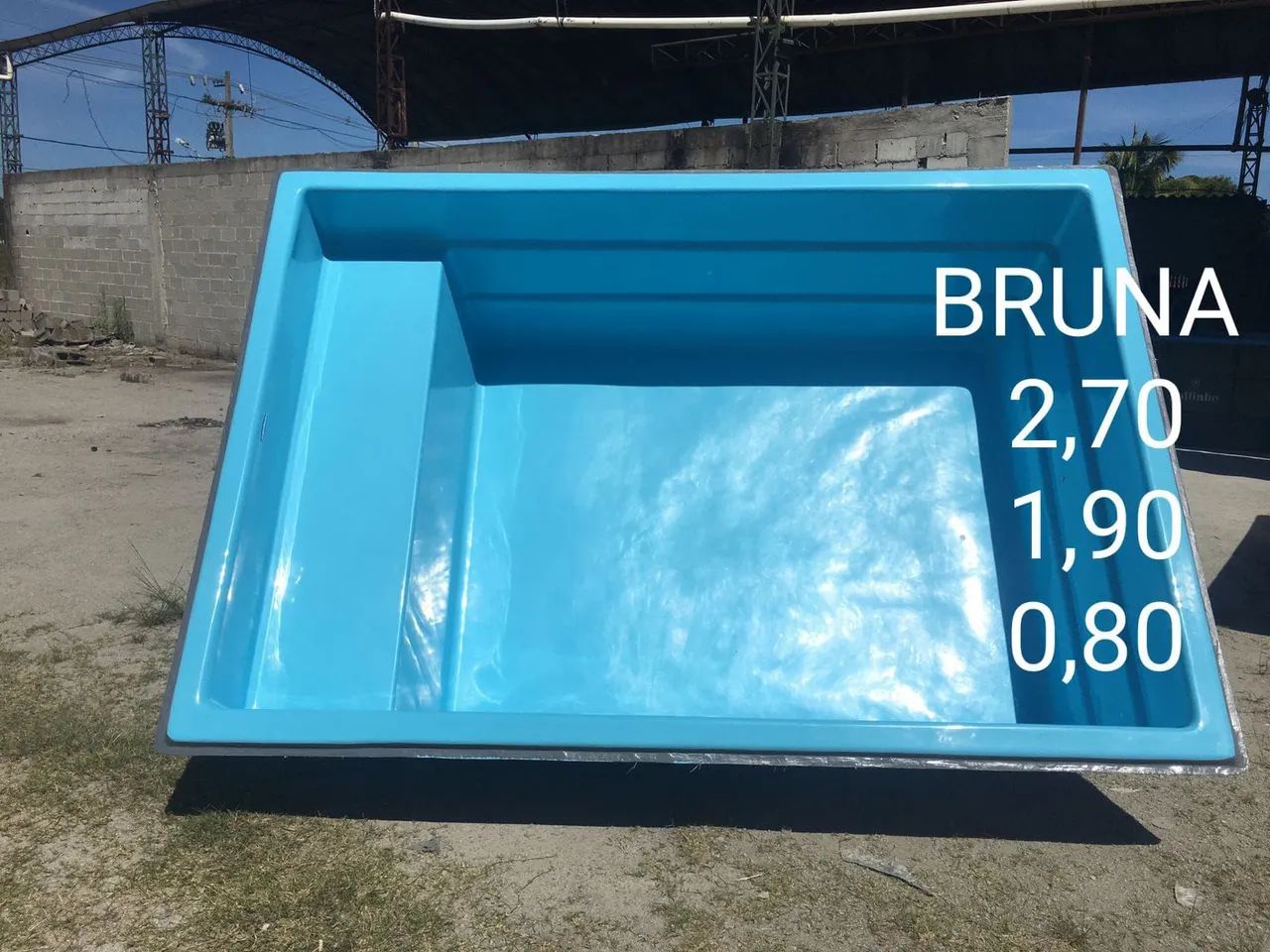 Piscina de fibra 
